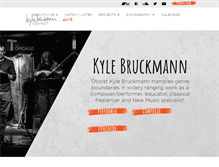 Tablet Screenshot of kylebruckmann.com